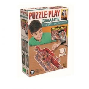 Grow Puzzle Play Gigante Corpo Humano - Sapeca Brinquedos