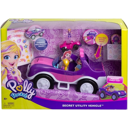 Polly Pocket! Glamorosa Van de Campismo Mattel : .com.br