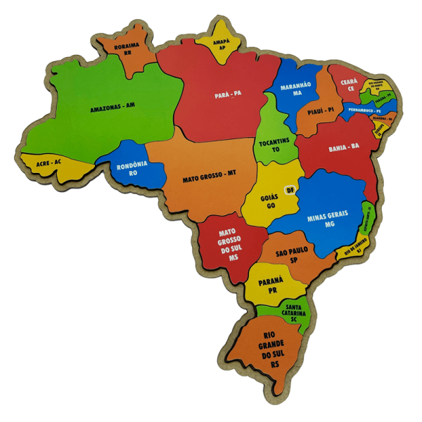 Quebra Cabeça Mapa Regiões