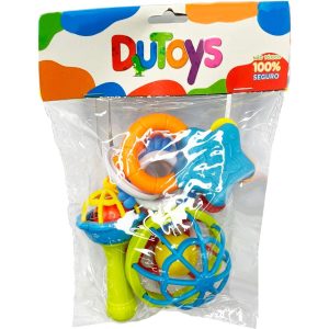 Mordedor e Chocalho Kit Chocalhos Macios 07 peças