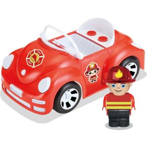 Carrinho Bombeiros Super Car com Boneco